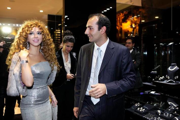 Hanna jewelry store opening in Beirut